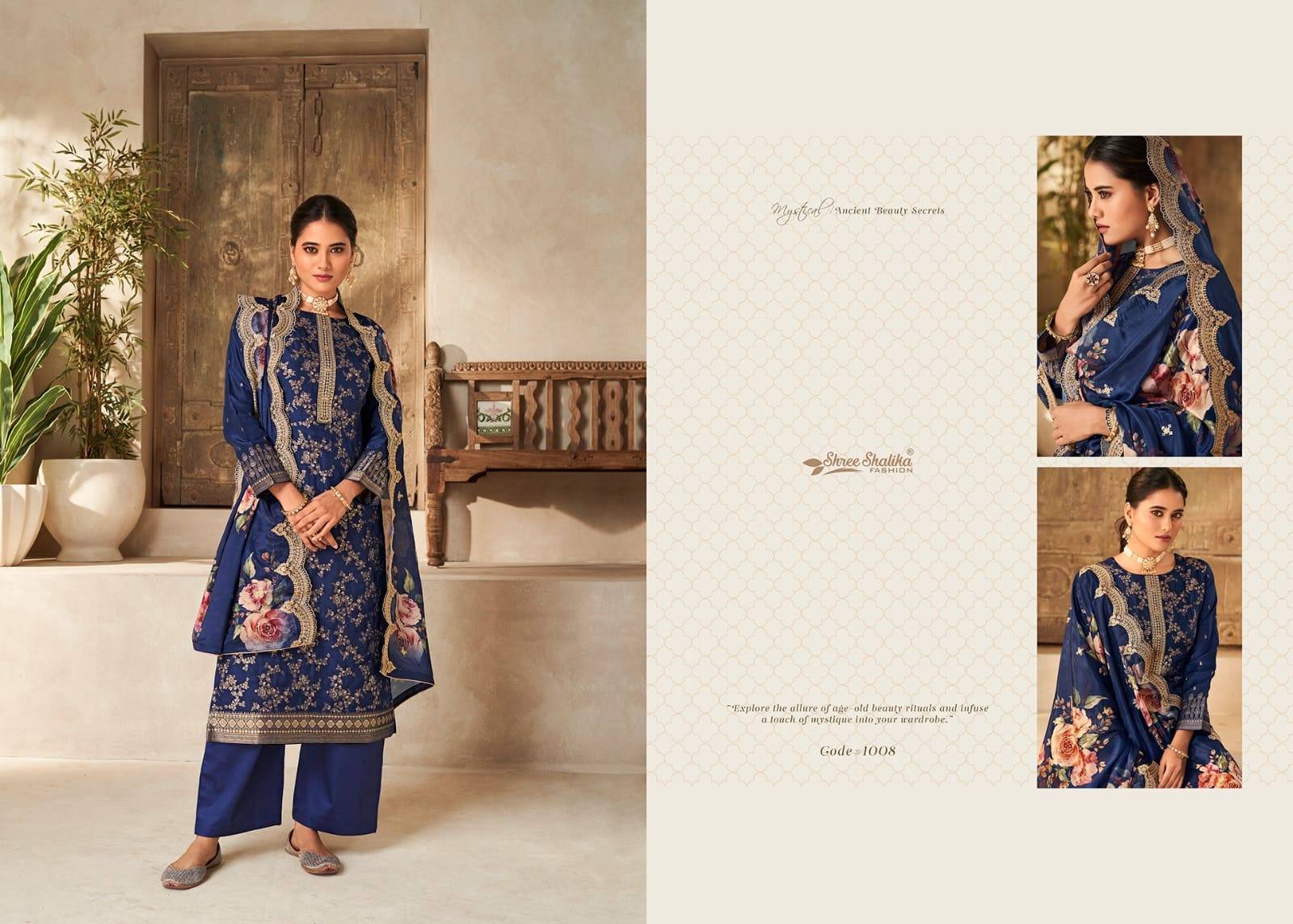 ANOKHI by shree shalika 1001 To 1008 Designer Festive Suits Collection Beautiful Stylish Fancy Colorful Party Wear & Occasional Wear EMBROIDERED Pure viscose Dresses At Wholesale Price